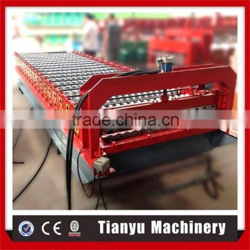 988 coated aluminum coil corrugated used metal roof panel roll forming machine