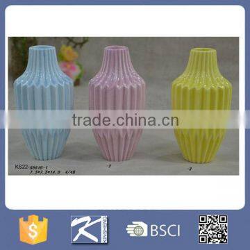 furniture accessories indoor table decoration cream mini ceramic vase for sale