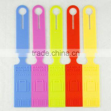 wholesale promotion gifts custom made colorful silicone suitcase travel luggage tags