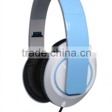 New product new design hot selling bulk wired foldable computer headset with volum