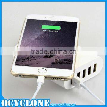 For Iphone For Samsung 5 Port Flat Usb Wall Charger