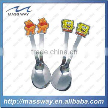 Custom Tea Soup Dinner Coffee Stainless Steel Ice Cream Spoon photo-4