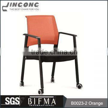 Mesh Back Guest Chair with Armrest Powder Coating Base for Office Guest Chair