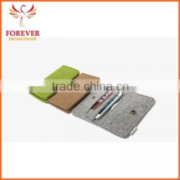 Wholesale Felt Mobile Phone Case Custom Logo Phone Holder Hot Selling Purse Chinese Manufactory