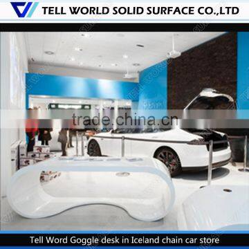 Solid Surface Table Design , Modern Office Desk, Office Table Design