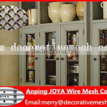 Stainless Steel Crimped Wire Mesh/Crimped Mesh as the cabinet screens