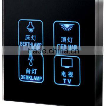 Orbita Touch Screen Type Wall Switch for Hotel Room System