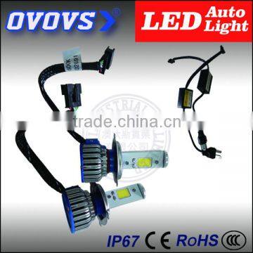 Ovovs 12v 24v led H4 motorcycle headlight 24w H/L beam for suv,atv,V-W,to-yota