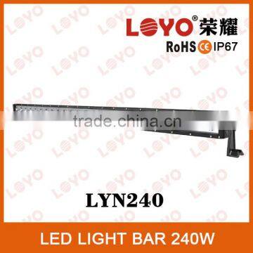 Hot new products for 2014, lead long led work light bar, 240w offroad light bar