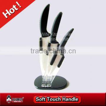4-pc extremly sharp kitchen knife ceramic sets