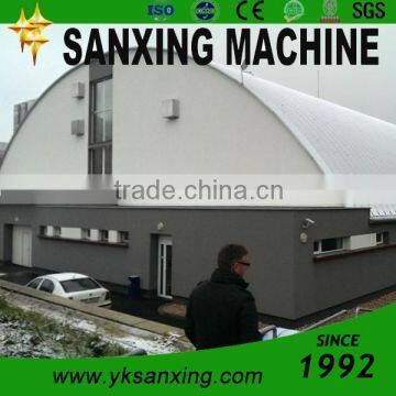 China UCM Vertical 1000-680mm Roll Forming Machine SANXING K Q SPAN photo-3