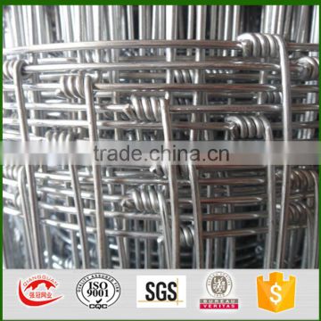 electro galvanized steel cattle fence/grassland field fence/poultry mesh fence