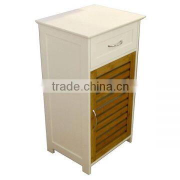 Modern floor MDF bathroom side cabinet wood cabinet corner storage cabinet