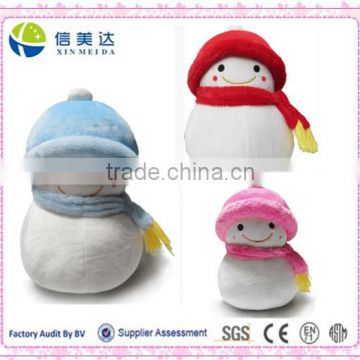 Cute Winter Snowman soft plush toy for Christmas