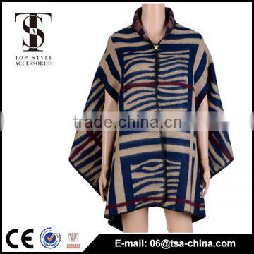 2016 wholesale Europe/USA stylish fall / winter ladies/women poncho