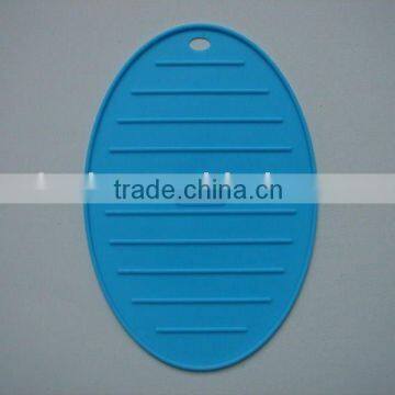 round silicone plate mat