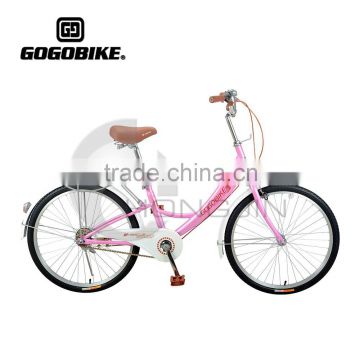 Hongjin 24'' Single Speed City Bicycles/ Classic Lady City Bikes