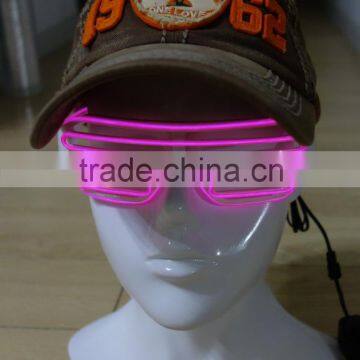 High brightness & Good quality Purple EL Shutter glasses