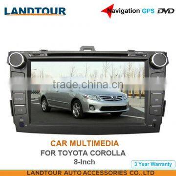 Car multimedia 8Inch Navigation GPS DVD for toyota Corolla CE FCC ROHS