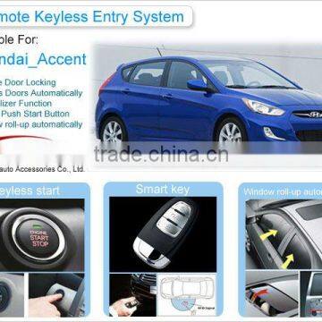 PKE Push Button Start Remote Keyless Starter Car Alarm System for Hyundai Accent