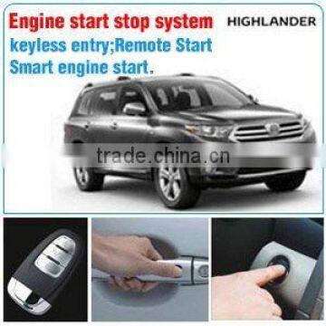 keyless engine start system for Toyota Highlander