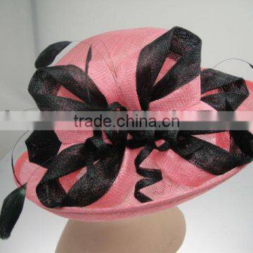 Fashion sinamay hat women's wholesale sinamay hat