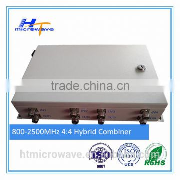 rf 800-2500MHz 4 in 4 out 4x4 Hybrid Combiner coupler N female -140dBc