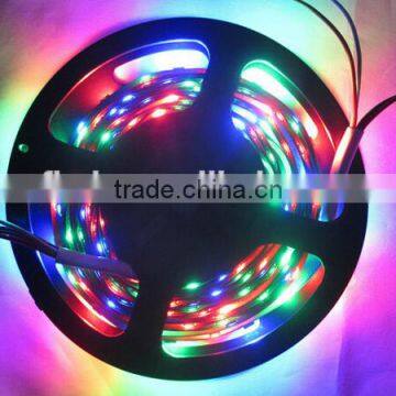 5050 SMD RGB 30LED/m Addressable Color Strip Light 5V Black PCB WS2812b Led Strip Ip65 photo-6