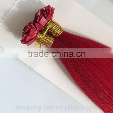 keratin hair extension remy human hair extension Flat Tip Hair Extensions