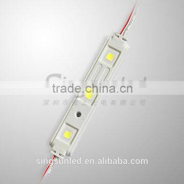 Injection led module for signage 3 chips 5050 smd led injection module