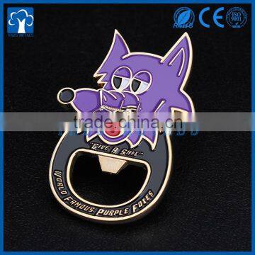 2016 custom 3d designed stainless steel dog tag bottle opener