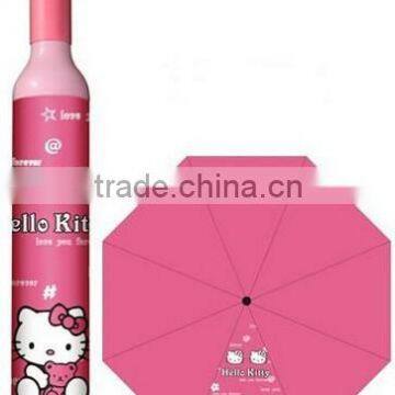 2015 fashion new style Advertising Wine Bottle Umbrella