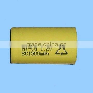 Ni-cd sc 1200mah rechargeable battery 1.2v