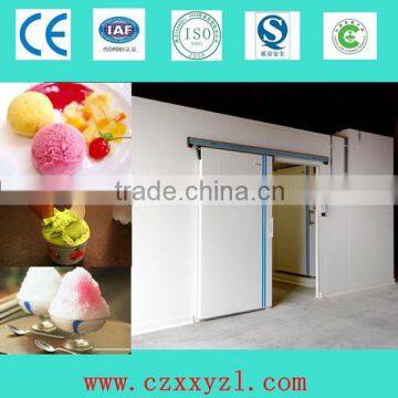 Aluminum track easy open cold storage room sliding door