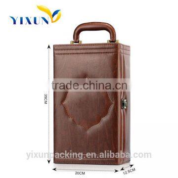 Good quality Leather wine single bottle box