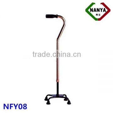 walking stick with four bottoms for the disabled