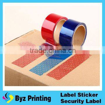 New Arrive High-quality Delicate Hologram Film Sticker Printing Hologram Void Sticker photo-3
