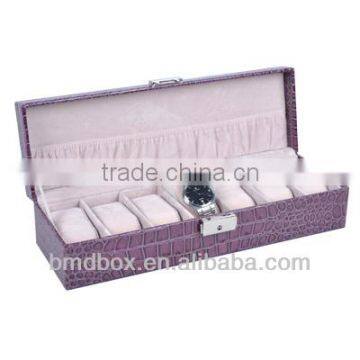 elegant faux leather gift wrap box for watch