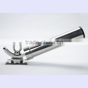 Adjustable Stainless Steel 316 Heavy Duty Top/Side Mounted Angle Rod Holder