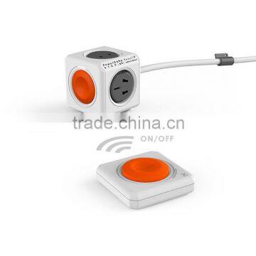 remote control cube power sockets power strip