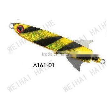 fish like slow fall vertical metal jig