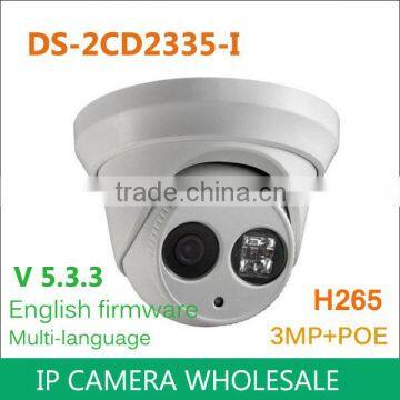 New Item HD 1080p mini Dome IP Camera DS-2CD2335-I 4MP IR CCTV Webcam Control Monitor