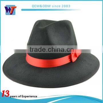 2016 alibaba promotional high quality men's fedora hat