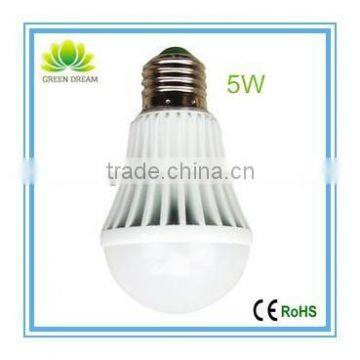 Hot sale cap e27 5w plastic led bulb lighting with best price