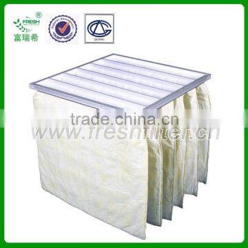 Medium efficiency Non-woven fabric Pocket filter used in painting booth