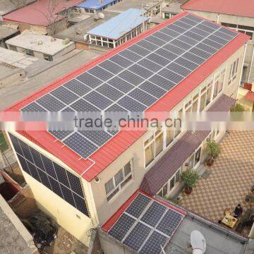 High efficiency 15kw on-grid solar power system grid-tied solar power station