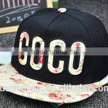 Fashion 3D embroidered snapback caps