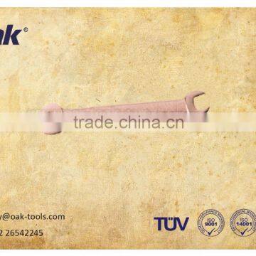 non-sparking beryllium copper slim double open end wrench