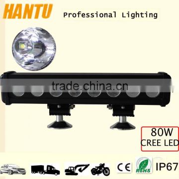 80w single row light 15.5'' car led light bars /80w headlight