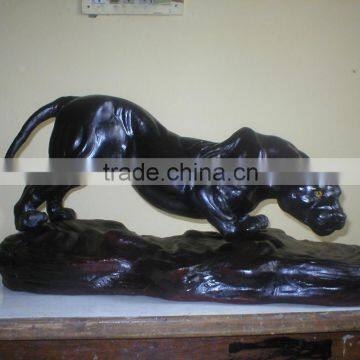 Leather Stuffed Tiger Leather animal